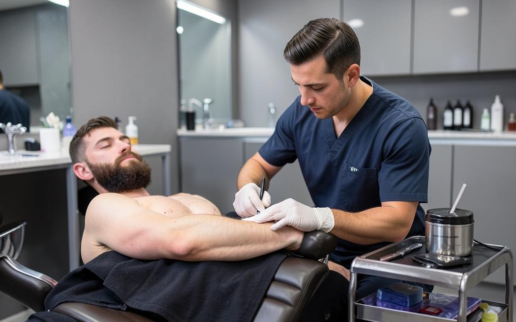 Male Waxing training